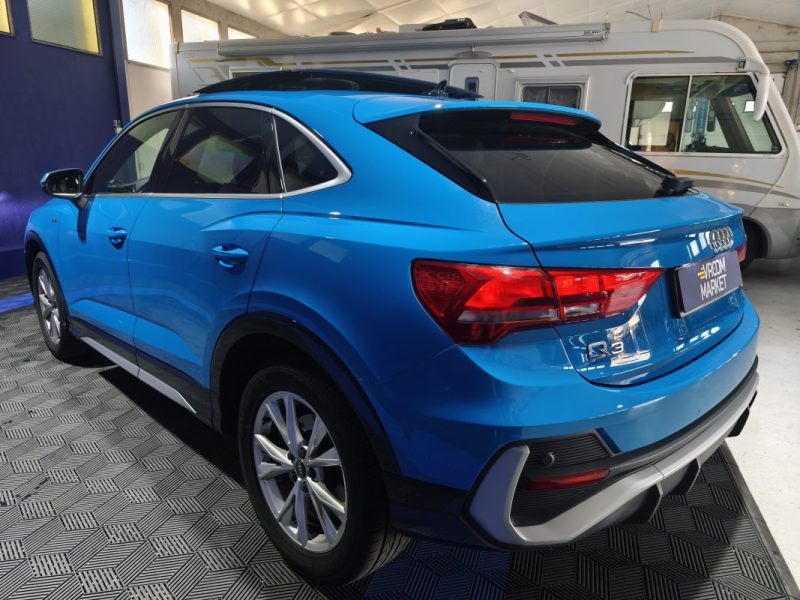 AUDI AUDI Q3 SPORTBACK 40 TDI 200 Cv S-LINE - ENTRETIEN A JOUR - CUIR / ALCANTARA - CAMERA DE RECUL 360 - TOIT OUVRANT PANORAMIQUE  2022