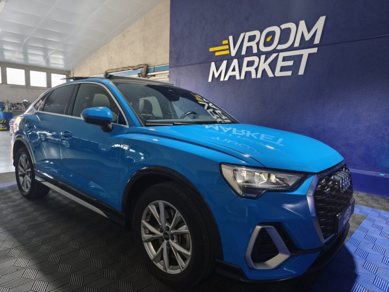 AUDI AUDI Q3 SPORTBACK 40 TDI 200 Cv S-LINE - ENTRETIEN A JOUR - CUIR / ALCANTARA - CAMERA DE RECUL 360 - TOIT OUVRANT PANORAMIQUE  2022