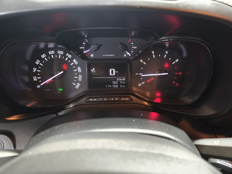 CITROEN BERLINGO XL 1.6 BLUEHDI 100 Cv TVA RECUPERABLE - GALERIE - ATTELAGE - CLIMATISATION - REGULATEUR DE VITESSE  2018