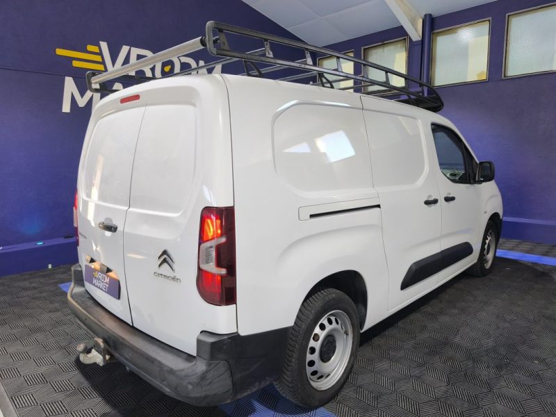 CITROEN BERLINGO XL 1.6 BLUEHDI 100 Cv TVA RECUPERABLE - GALERIE - ATTELAGE - CLIMATISATION - REGULATEUR DE VITESSE  2018