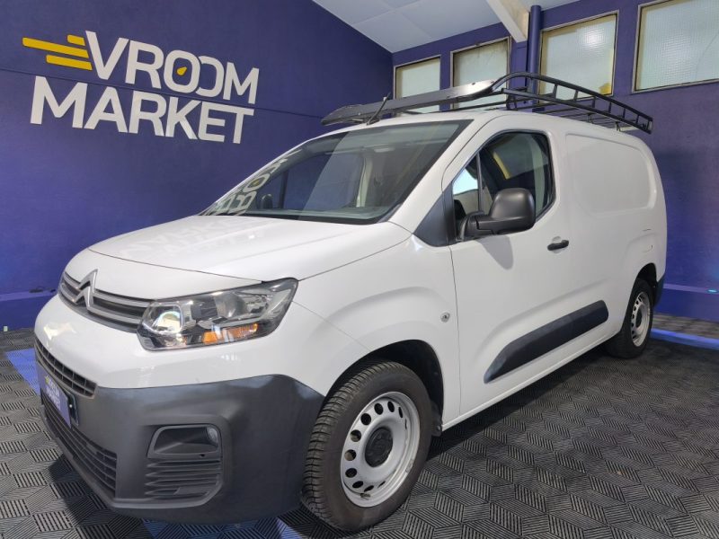 CITROEN BERLINGO XL 1.6 BLUEHDI 100 Cv TVA RECUPERABLE - GALERIE - ATTELAGE - CLIMATISATION - REGULATEUR DE VITESSE  2018