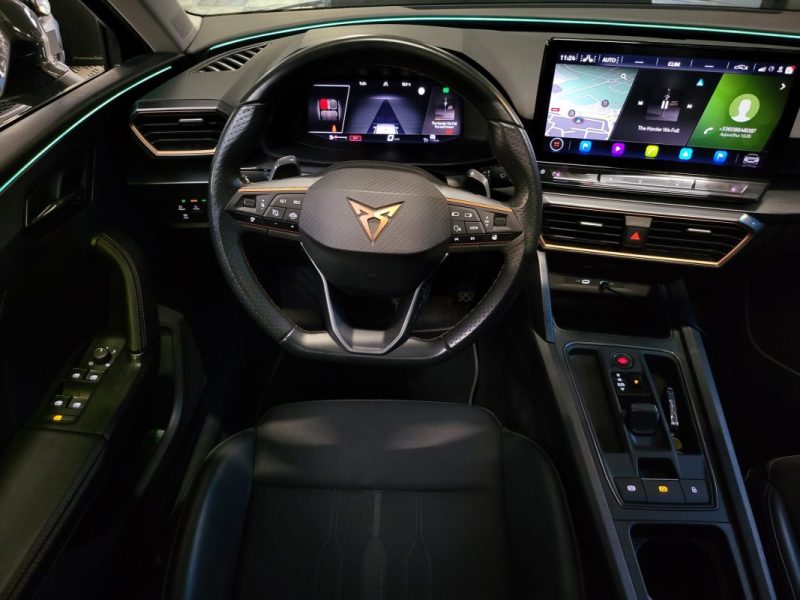 CUPRA LEON 1.5 eTSI TURBO HYBRID 150ch V DSG7TOIT OUVRANT / LUMIERES D\'AMBIANCES / SIEGES CHAUFF / 