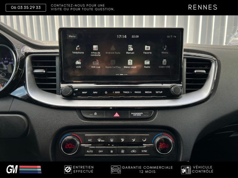Kia Ceed 1.6 CRDI 136ch GT Line Premium DCT7 MY20 / Garantie 12 mois / BVA / AppleCarplay