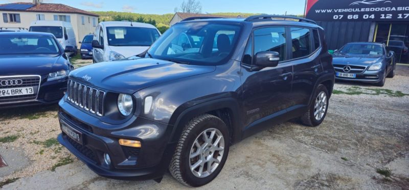 Jeep Renegade 1.3 TGDi Longitude 4x2- 150 cv – 62 000 km , 2019- Garantie 12Mois du 29/03/2019 