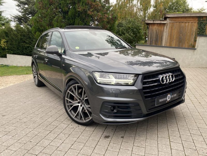AUDI Q7 50 TDI S LINE V6 3.0 L TDI 286 ch Tiptronic Quattro 7 Places Full Options