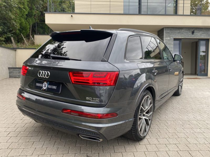 AUDI Q7 50 TDI S LINE V6 3.0 L TDI 286 ch Tiptronic Quattro 7 Places Full Options