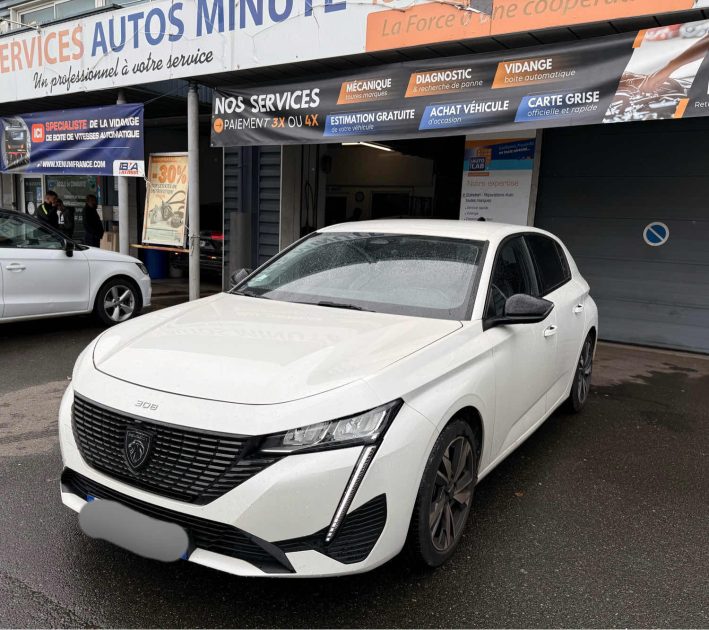 PEUGEOT 308 1.2 PURETECH 130 CV  - ENTRETIEN EN CONCESSION UNIQUEMENT - SOUS GARANTIE CONSTRUCTEUR JUSQU\'EN 2032 OU 175000KM 2022