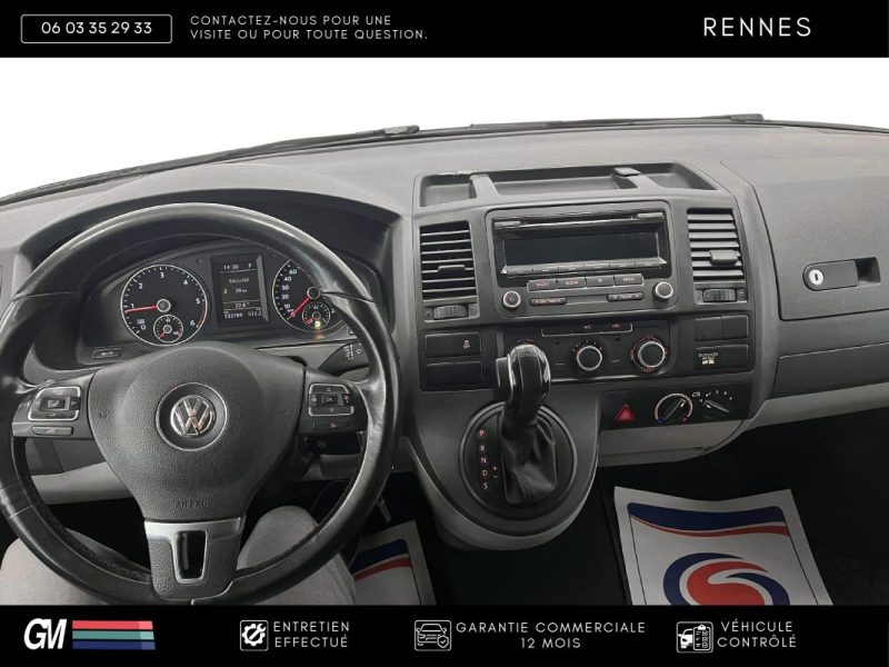VOLKSWAGEN Transporter 2.0 TDI DSG 140ch / DSG 7 / RADAR DE RECUL / CAMÉRA DE RECUL / Garantie 12 