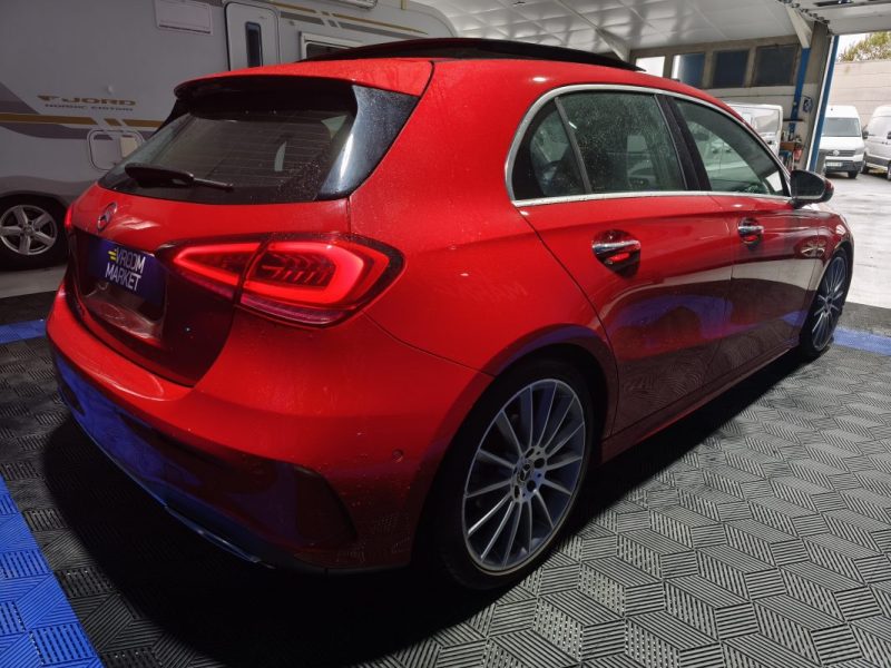 MERCEDES MERCEDES CLASSE A 180 116 Cv AMG LINE - PACK PREMIUM + - BOITE AUTOMATIQUE - TOIT OUVRANT - GPS - CAMERA - SIEGES CHAUFFANT  180 d 116ch Style Line 7G-DCT 2018