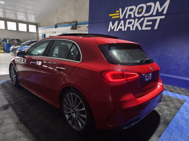 MERCEDES MERCEDES CLASSE A 180 116 Cv AMG LINE - PACK PREMIUM + - BOITE AUTOMATIQUE - TOIT OUVRANT - GPS - CAMERA - SIEGES CHAUFFANT  180 d 116ch Style Line 7G-DCT 2018