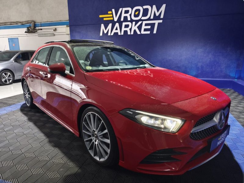 MERCEDES MERCEDES CLASSE A 180 116 Cv AMG LINE - PACK PREMIUM + - BOITE AUTOMATIQUE - TOIT OUVRANT - GPS - CAMERA - SIEGES CHAUFFANT  180 d 116ch Style Line 7G-DCT 2018