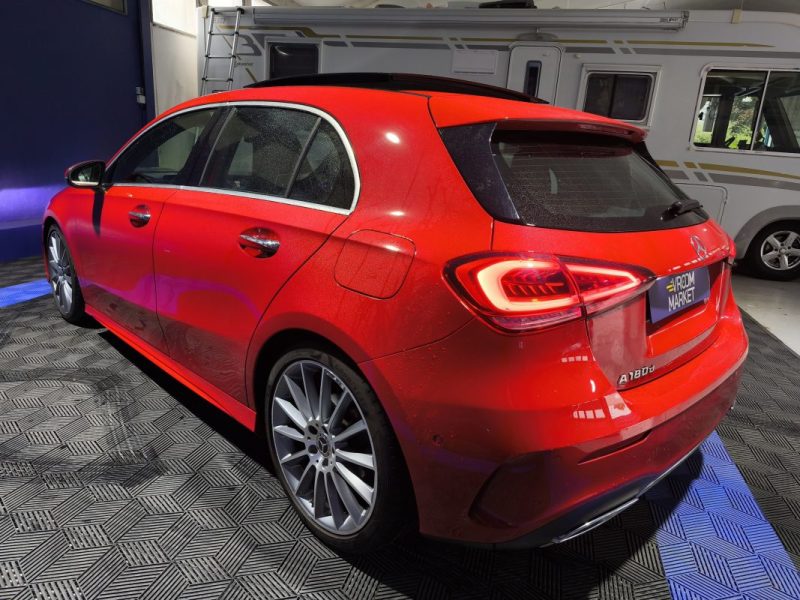 MERCEDES MERCEDES CLASSE A 180 116 Cv AMG LINE - PACK PREMIUM + - BOITE AUTOMATIQUE - TOIT OUVRANT - GPS - CAMERA - SIEGES CHAUFFANT  180 d 116ch Style Line 7G-DCT 2018