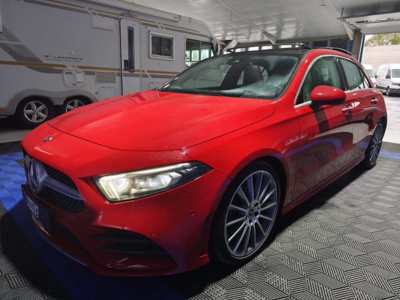 MERCEDES MERCEDES CLASSE A 180 116 Cv AMG LINE - PACK PREMIUM + - BOITE AUTOMATIQUE - TOIT OUVRANT - GPS - CAMERA - SIEGES CHAUFFANT  180 d 116ch Style Line 7G-DCT 2018