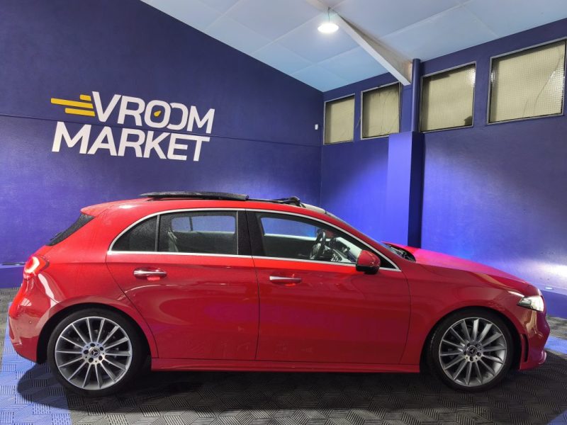 MERCEDES MERCEDES CLASSE A 180 116 Cv AMG LINE - PACK PREMIUM + - BOITE AUTOMATIQUE - TOIT OUVRANT - GPS - CAMERA - SIEGES CHAUFFANT  180 d 116ch Style Line 7G-DCT 2018