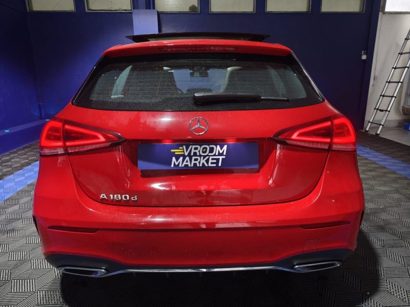 MERCEDES MERCEDES CLASSE A 180 116 Cv AMG LINE - PACK PREMIUM + - BOITE AUTOMATIQUE - TOIT OUVRANT - GPS - CAMERA - SIEGES CHAUFFANT  180 d 116ch Style Line 7G-DCT 2018