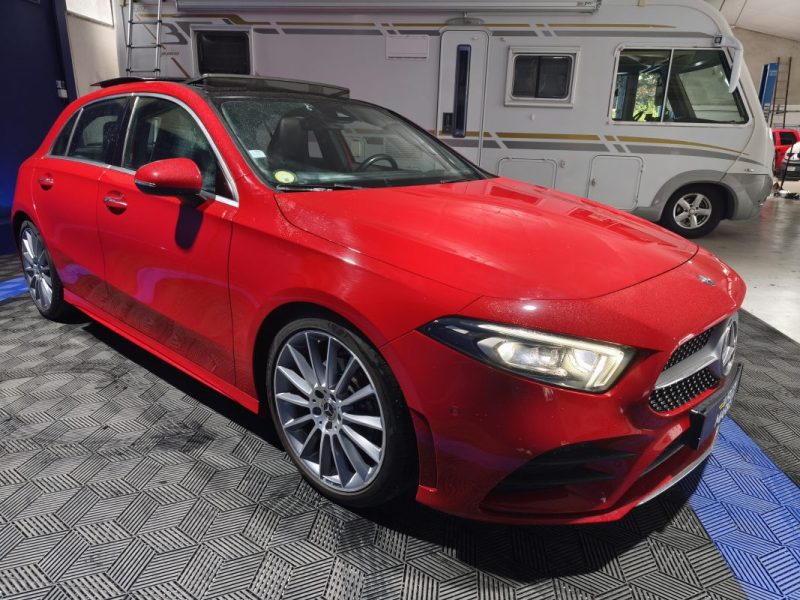 MERCEDES MERCEDES CLASSE A 180 116 Cv AMG LINE - PACK PREMIUM + - BOITE AUTOMATIQUE - TOIT OUVRANT - GPS - CAMERA - SIEGES CHAUFFANT  180 d 116ch Style Line 7G-DCT 2018