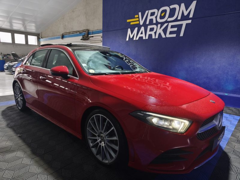 MERCEDES MERCEDES CLASSE A 180 116 Cv AMG LINE - PACK PREMIUM + - BOITE AUTOMATIQUE - TOIT OUVRANT - GPS - CAMERA - SIEGES CHAUFFANT  180 d 116ch Style Line 7G-DCT 2018