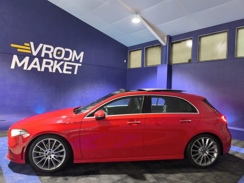 MERCEDES MERCEDES CLASSE A 180 116 Cv AMG LINE - PACK PREMIUM + - BOITE AUTOMATIQUE - TOIT OUVRANT - GPS - CAMERA - SIEGES CHAUFFANT  180 d 116ch Style Line 7G-DCT 2018