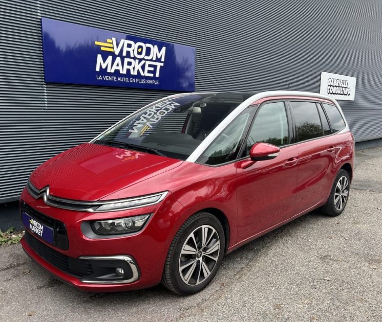 CITROËN C4 GRAND SPACETOURER BlueHDi 160ch SHINE EAT8 - 1ÈRE MAIN / ENTRETIEN COMPLET CITROËN 