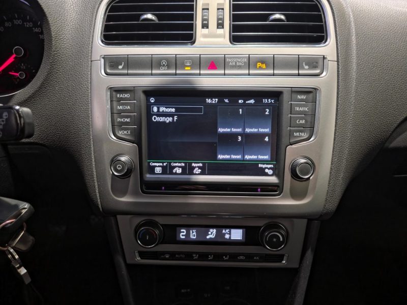 VOLKSWAGEN POLO 1.2 TSI 90ch Carat DISTRI OK - TO CARPLAY CAMERA 