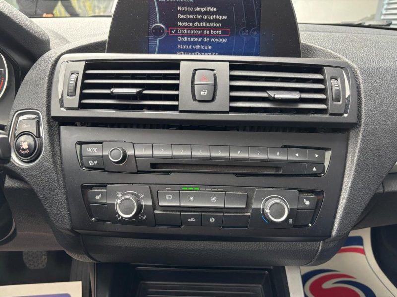 BMW SERIE 1 F20 118d 143cv - Suivi d'entretien complet