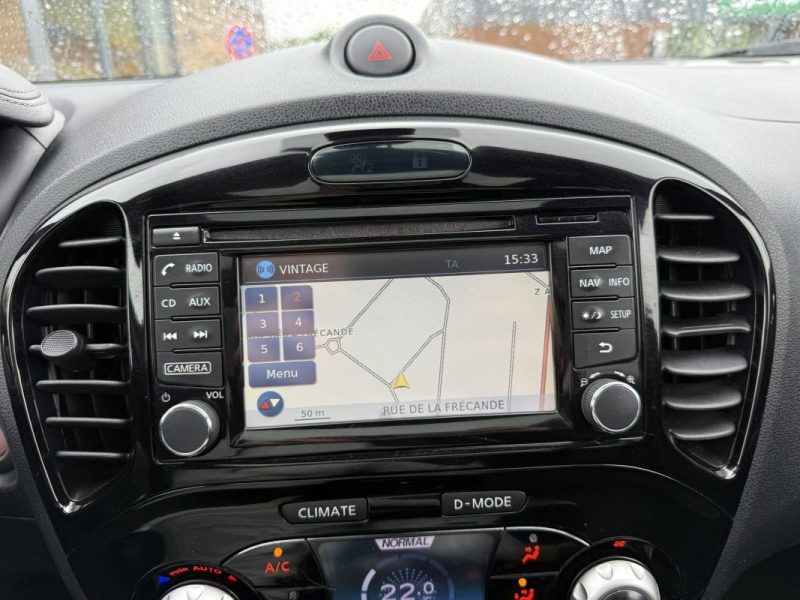 NISSAN JUKE 1.2 DIG-T 115ch Caméra / Toit ouvrant / GPS 
