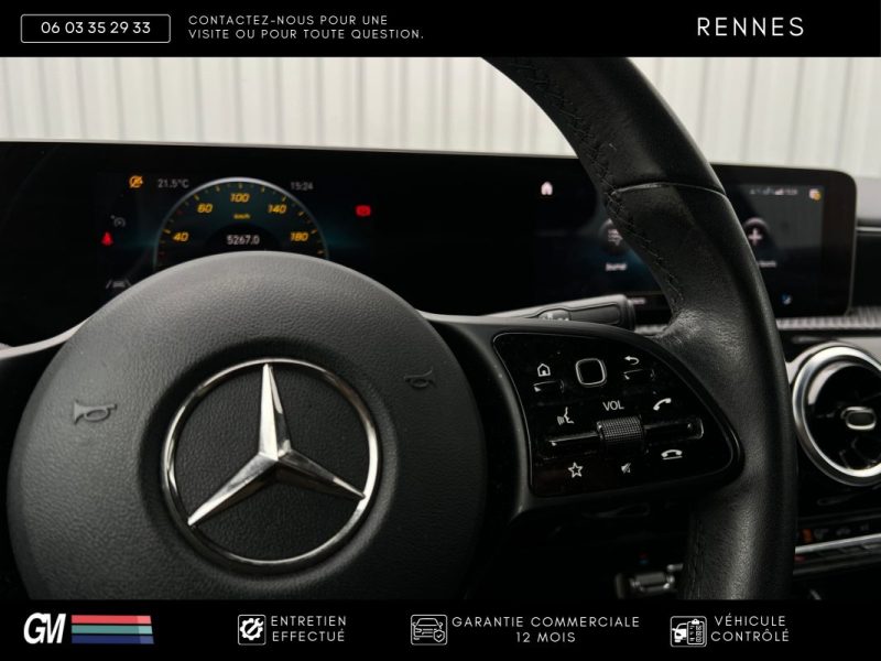 MERCEDES CLASSE A200d 150ch 8G-DCT / TVA RÉCUPÉRABLE / GARANTIE 12 MOIS / CAMÉRA DE RECUL