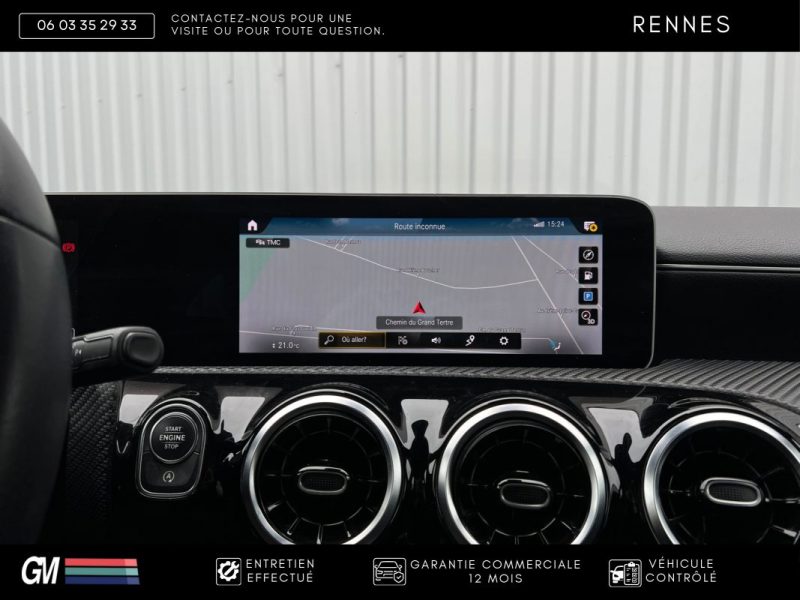 MERCEDES CLASSE A200d 150ch 8G-DCT / TVA RÉCUPÉRABLE / GARANTIE 12 MOIS / CAMÉRA DE RECUL