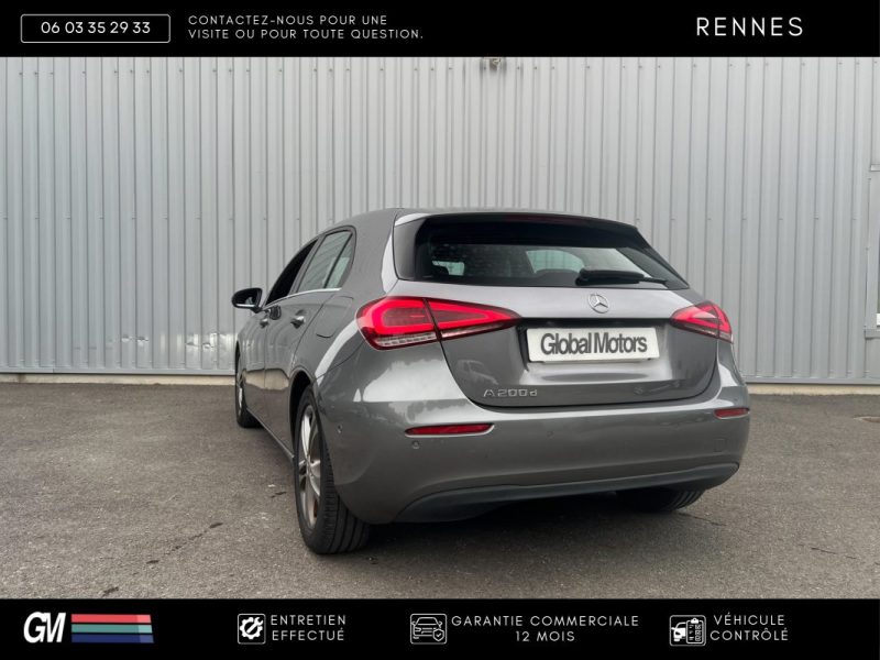 MERCEDES CLASSE A200d 150ch 8G-DCT / TVA RÉCUPÉRABLE / GARANTIE 12 MOIS / CAMÉRA DE RECUL