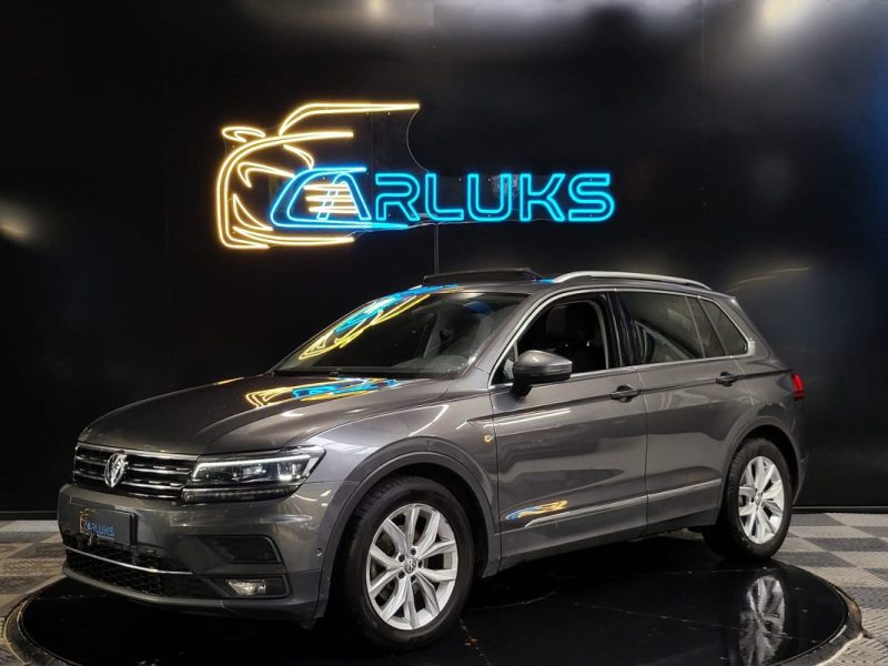 VOLKSWAGEN TIGUAN TSI 150 CARAT DSG / REPROG ETHANOL / TOIT OUVRANT / CARPLAY / SUIVI COMPLET