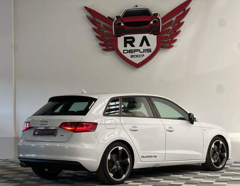 AUDI A3 2.0 TDI 184CH SPORTBACK S-LINE QUATTRO 