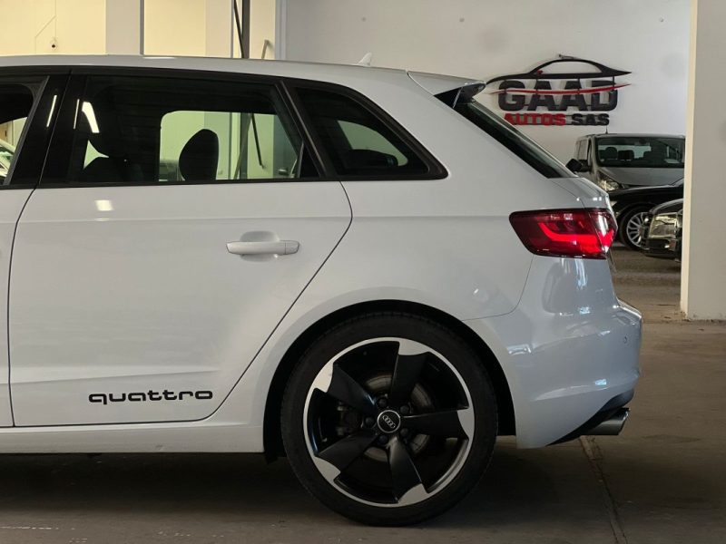 AUDI A3 2.0 TDI 184CH SPORTBACK S-LINE QUATTRO 