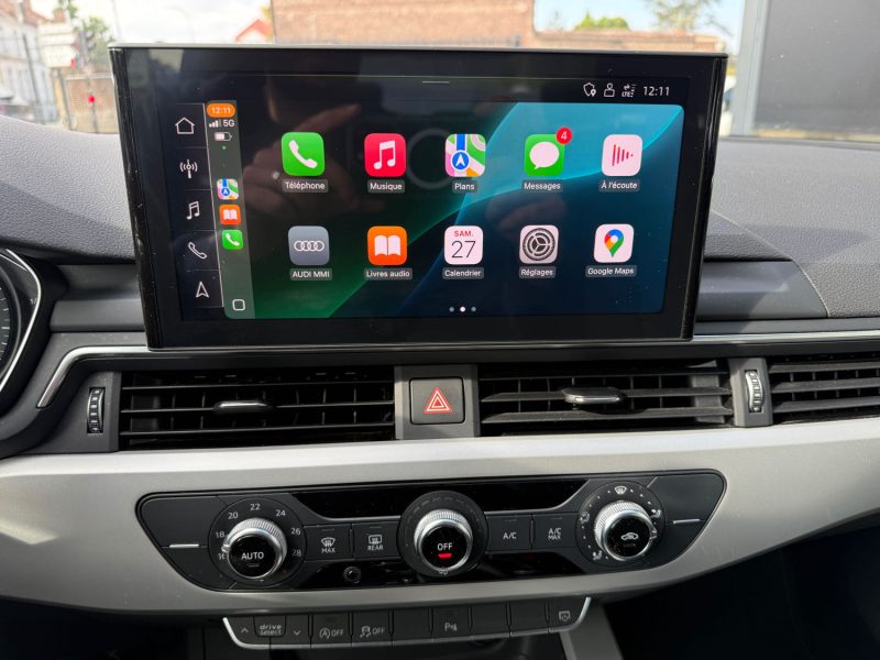 AUDI A4  35 TDI 163ch BUSINESS LINE S tronic 7  - CAMERA/T.O/CUIR/CARPLAY - GARANTIE