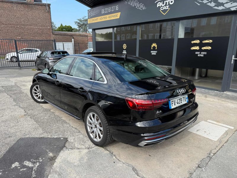 AUDI A4  35 TDI 163ch BUSINESS LINE S tronic 7  - CAMERA/T.O/CUIR/CARPLAY - GARANTIE