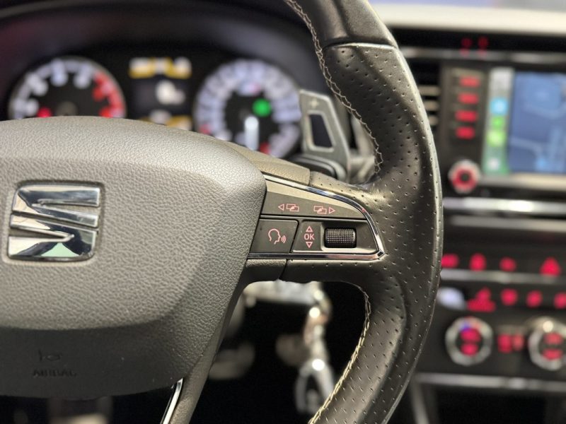 SEAT LEON CUPRA 2.0 TSI 290ch DSG 6 PACK PERF - SUIVI COMPLET/CARPLAY 