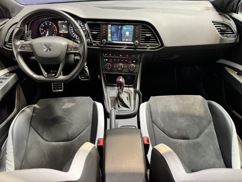 SEAT LEON CUPRA 2.0 TSI 290ch DSG 6 PACK PERF - SUIVI COMPLET/CARPLAY 