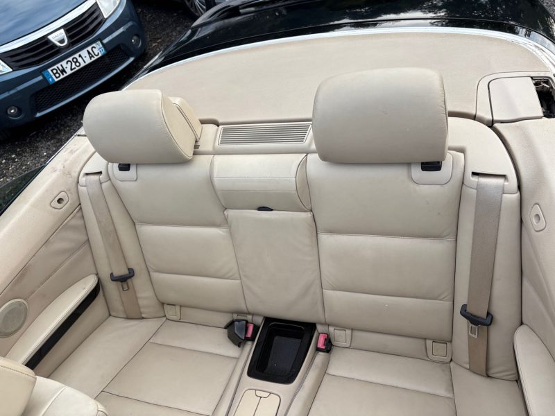 B.M.W. SERIE 3  cabriolet 325I LUXE garantie 12 mois