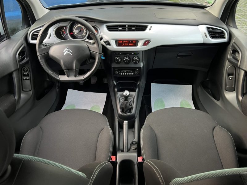 CITROEN C3 II PHASE 2 1.0 68 Cv 1ERE MAIN / 5 PORTES CLIMATISATION CRIT AIR 1 - GARANTIE 1 AN