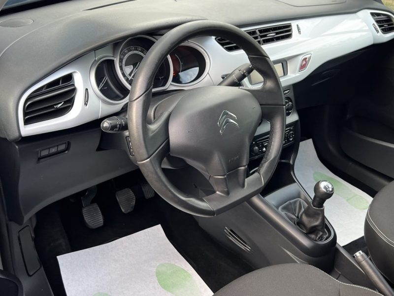 CITROEN C3 II PHASE 2 1.0 68 Cv 1ERE MAIN / 5 PORTES CLIMATISATION CRIT AIR 1 - GARANTIE 1 AN