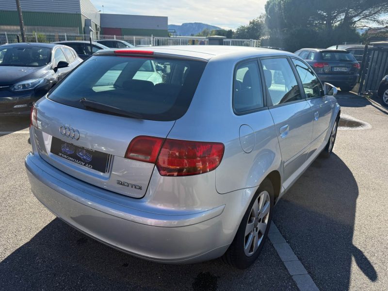 AUDI A3  SPORTBACK 2.0 TDI 140CH GARANTIE 