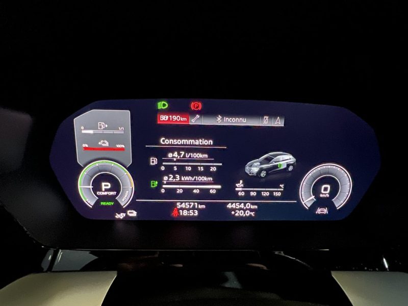  AUDI A3 SPORTBACK 40 TFSI HYBRID 204CH S TRONIC BVA - 55000KM