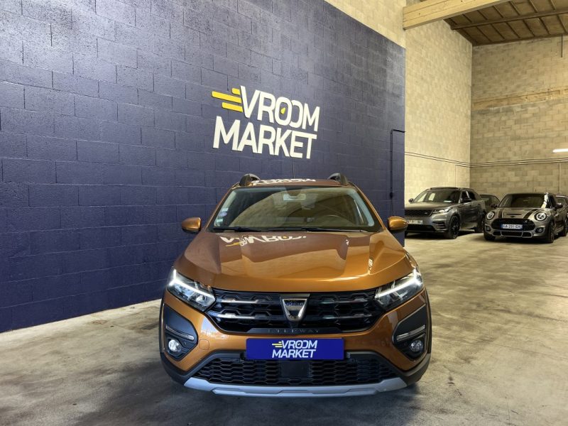 DACIA SANDERO  STEPWAY 1.0 - 100ch - ESS/GPL - PACK CONFORT + CITY - 89500KM - SUIVI FACTURE 