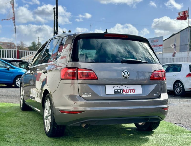 VOLKSWAGEN GOLF SPORTSVAN 1.6 TDI 110ch BlueMotion Technology FAP Carat DSG7 