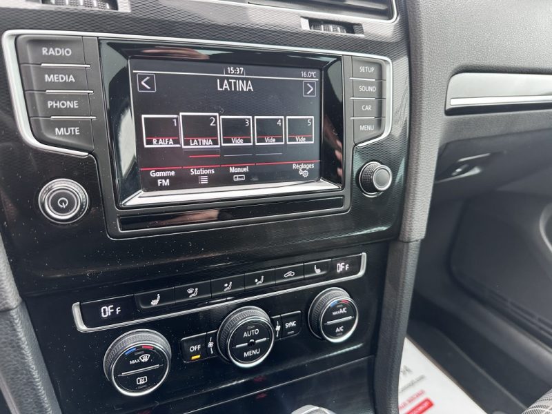 VOLKSWAGEN GOLF 2.0 TDI 184ch BlueMotion Technology FAP GTD DSG6 / TOIT OUVRANT 