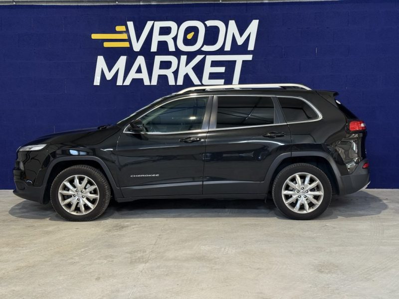 JEEP Cherokee IV 2.2 CRD 4WD 200cv BVA  - Toit ouvrant - Caméra - Sièges électriques