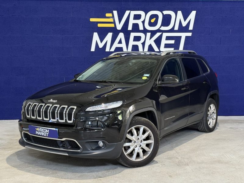 JEEP Cherokee IV 2.2 CRD 4WD 200cv BVA  - Toit ouvrant - Caméra - Sièges électriques