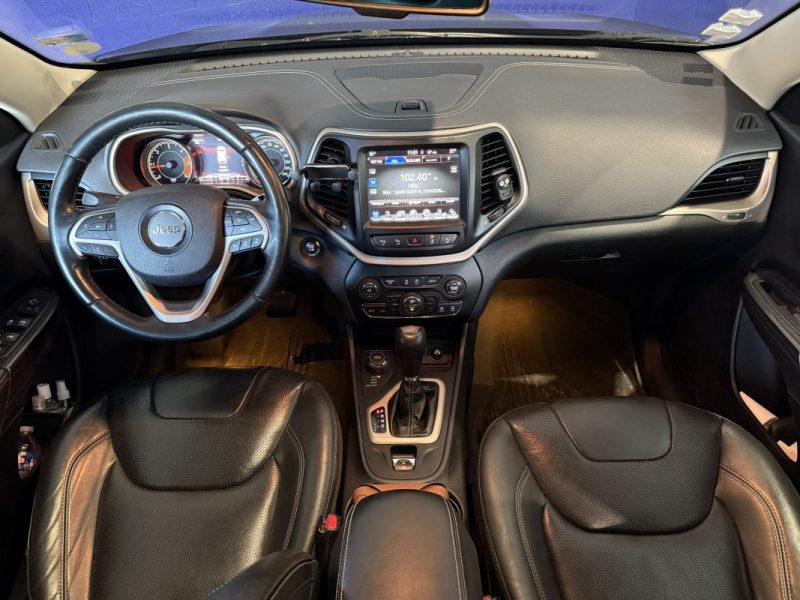 JEEP Cherokee IV 2.2 CRD 4WD 200cv BVA  - Toit ouvrant - Caméra - Sièges électriques