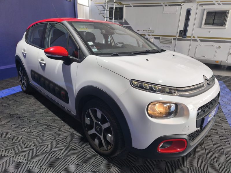 CITROEN CITROEN C3 1.2 PURETCH 110 Cv - ENTRETIEN A JOUR - CLIMATISATION - RADAR DE RECUL - GPS - REGULATEUR DE VITESSE PureTech 110ch Feel S&S 2016