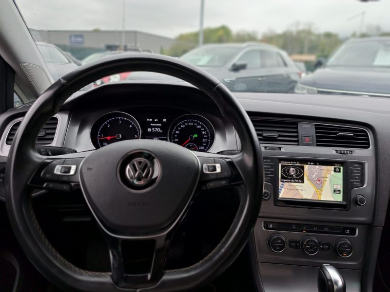 VOLKSWAGEN GOLF 1.6 TDI 110ch LOUNGE DSG7  GPS DEMARRAGE SANS CLEF