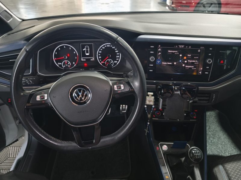 VOLKSWAGEN VW POLO 1.0 TSI 110 Cv - ENTRETIEN A JOUR - CLIM - RADAR AV ET AR  1.0 TSI 110 CARAT 2020
